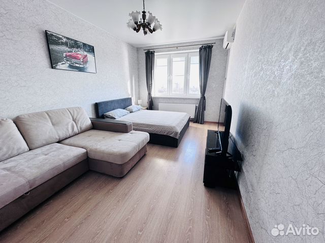 

1-к. квартира, 44 м², 2 кровати