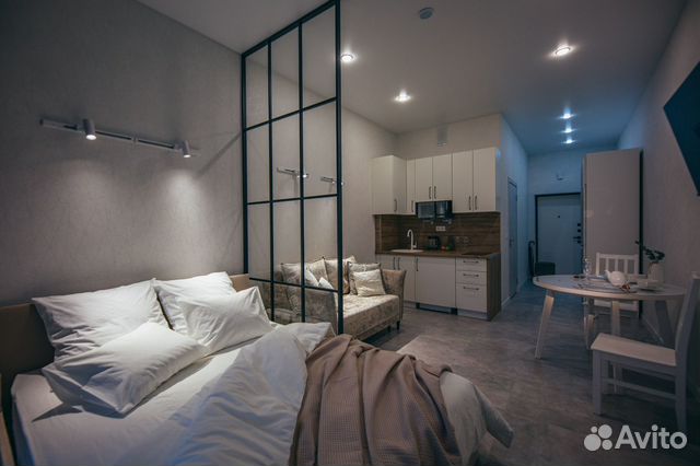 

Квартира-студия, 32 м², 2 кровати