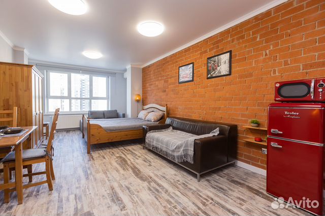 

Квартира-студия, 40 м², 2 кровати