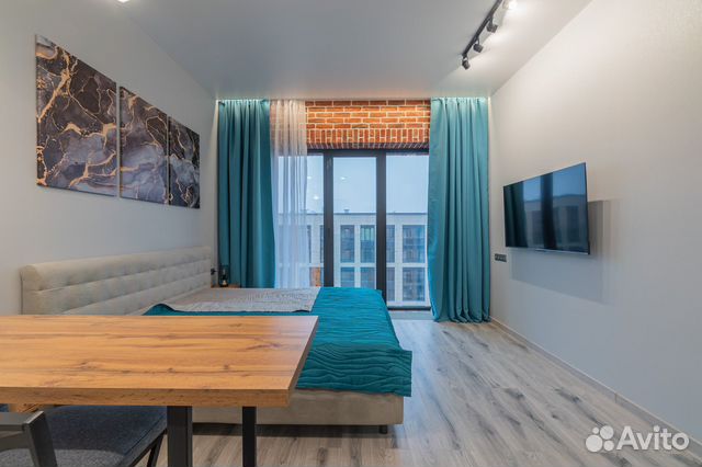 

Квартира-студия, 30 м², 1 кровать