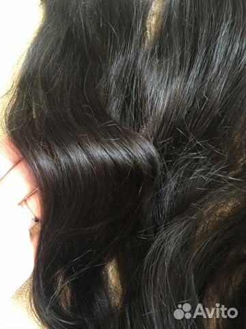 Волосы на заколках
