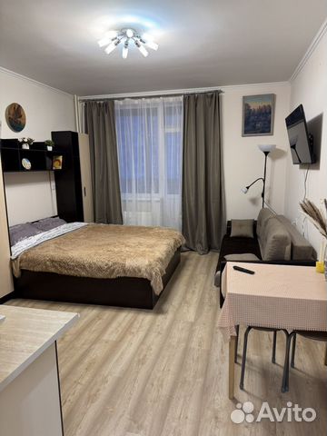 

Квартира-студия, 23 м², 2 кровати