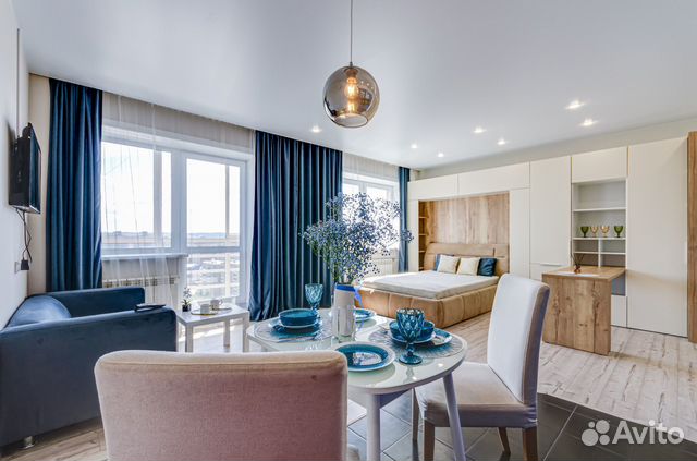 

Квартира-студия, 50,3 м², 2 кровати
