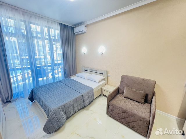 

Квартира-студия, 26 м², 2 кровати