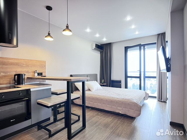 

Квартира-студия, 30 м², 1 кровать