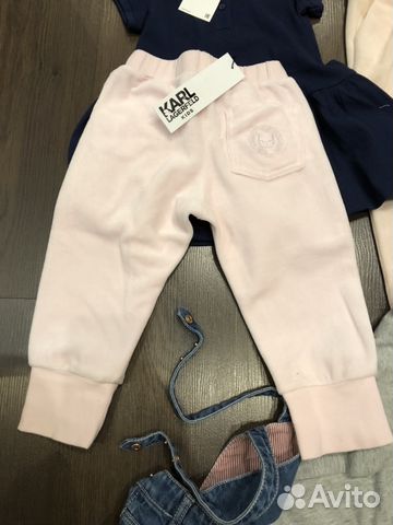 Новая Одежда Zara gap hm Karl lagerfeld 1-2-3 года