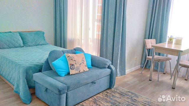 

Квартира-студия, 30 м², 2 кровати