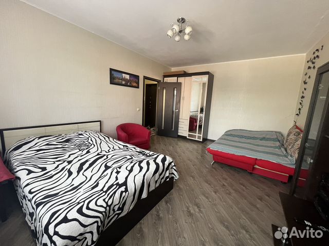 

1-к. квартира, 40 м², 2 кровати