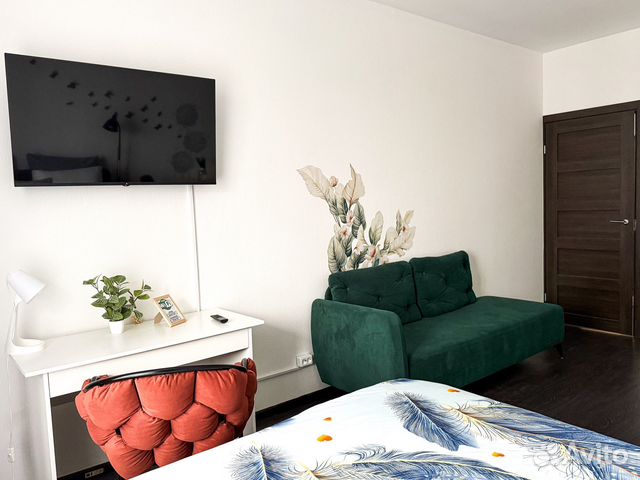 

Квартира-студия, 25 м², 2 кровати