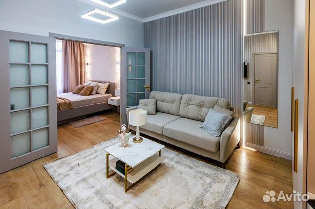 

1-к. квартира, 45 м², 2 кровати