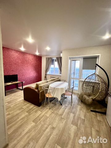 

Квартира-студия, 44 м², 2 кровати
