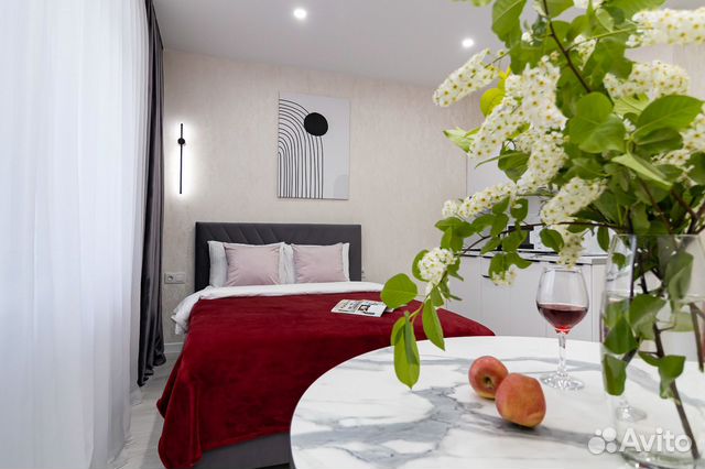 

Квартира-студия, 38 м², 2 кровати