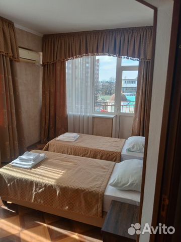 

1-к. квартира в апарт-отеле, 14 м², 2 кровати