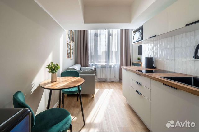 

Квартира-студия, 29 м², 2 кровати