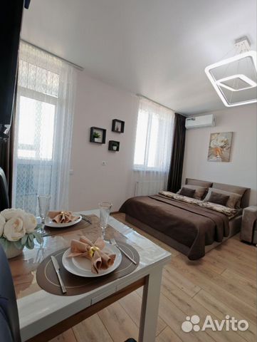 

Квартира-студия, 29 м², 2 кровати