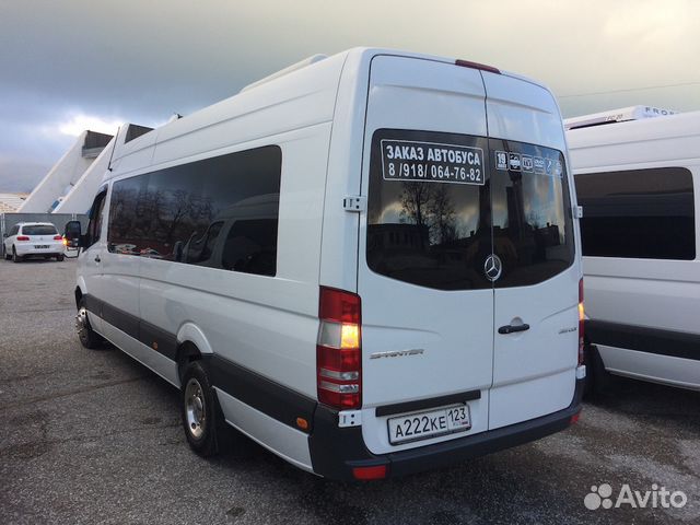 Заказ Микроавтобуса Mersedes Sprinter 19 мест 2015