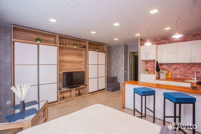 

Квартира-студия, 36 м², 2 кровати