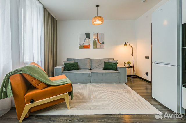 

Квартира-студия, 29 м², 2 кровати