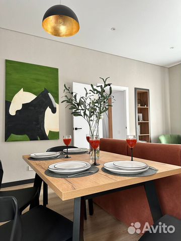 

1-к. квартира, 55 м², 3 кровати