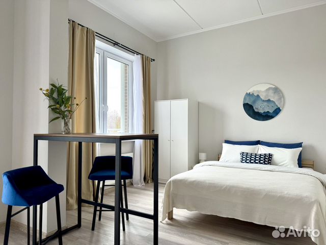 

Квартира-студия, 32 м², 2 кровати