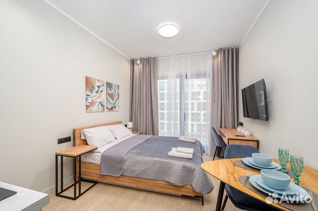 

Квартира-студия, 23 м², 1 кровать