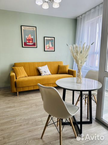 

Квартира-студия, 35 м², 2 кровати