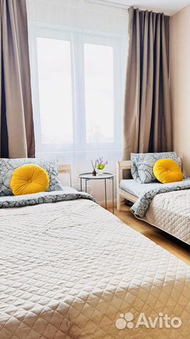 

2-к. квартира, 50 м², 3 кровати