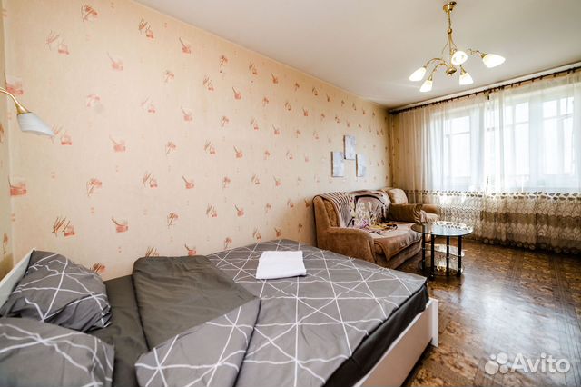

1-к. квартира, 40 м², 2 кровати