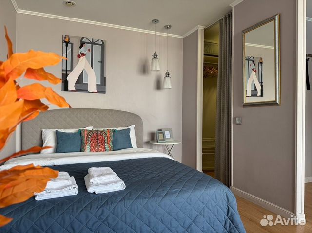 

Квартира-студия, 35 м², 2 кровати