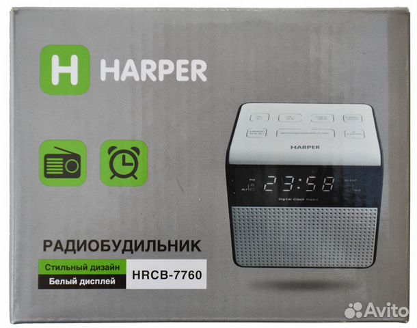 Часы радиобудильник Harper hrcb-7760