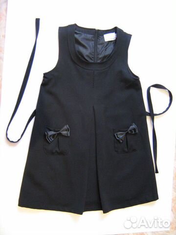 Школьная форма черный сарафан Deloras для 1кл р128 Школьная форма черный сарафан Deloras для 1кл р128