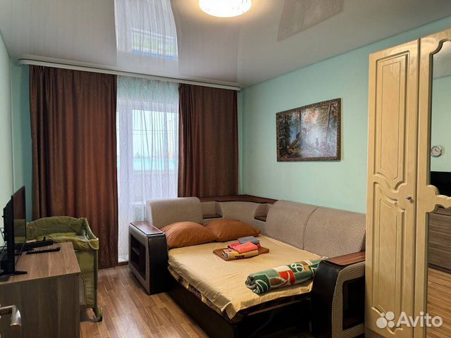 

1-к. квартира, 43 м², 2 кровати