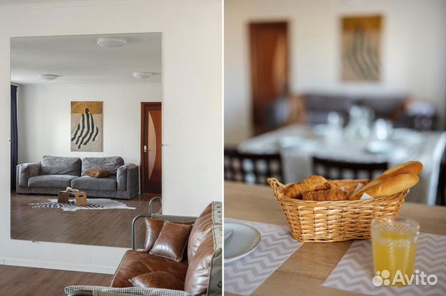 

3-к. квартира, 100 м², 4 кровати
