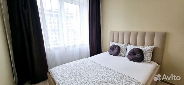 

1-к. квартира, 44 м², 2 кровати