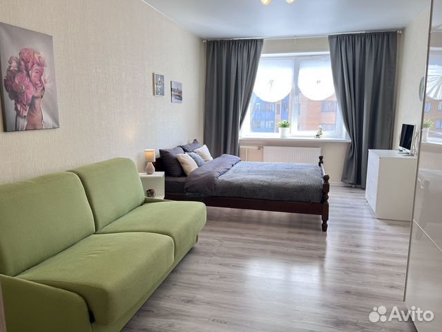 

1-к. квартира, 36 м², 2 кровати