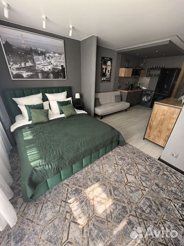 

Квартира-студия, 27 м², 3 кровати