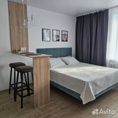 

Квартира-студия, 30 м², 2 кровати