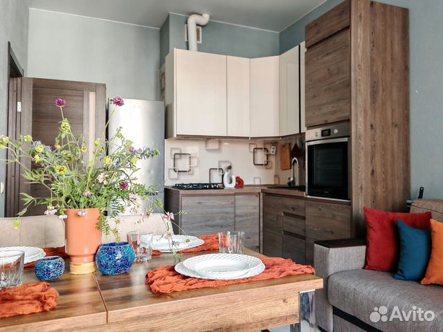 

1-к. квартира, 45 м², 3 кровати