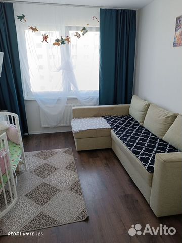 

1-к. квартира, 46 м², 2 кровати