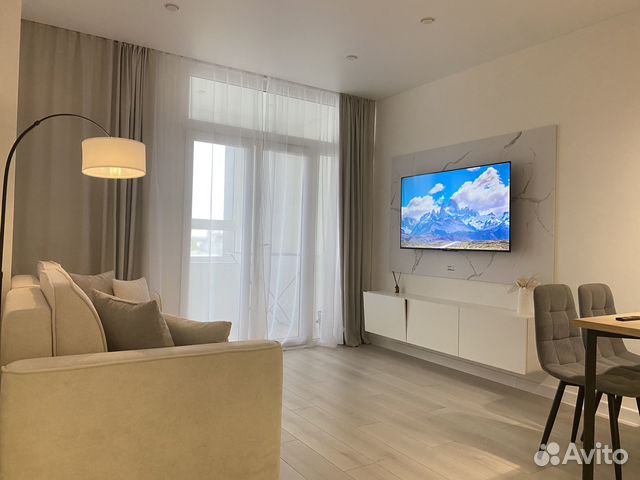 

1-к. квартира, 42 м², 2 кровати