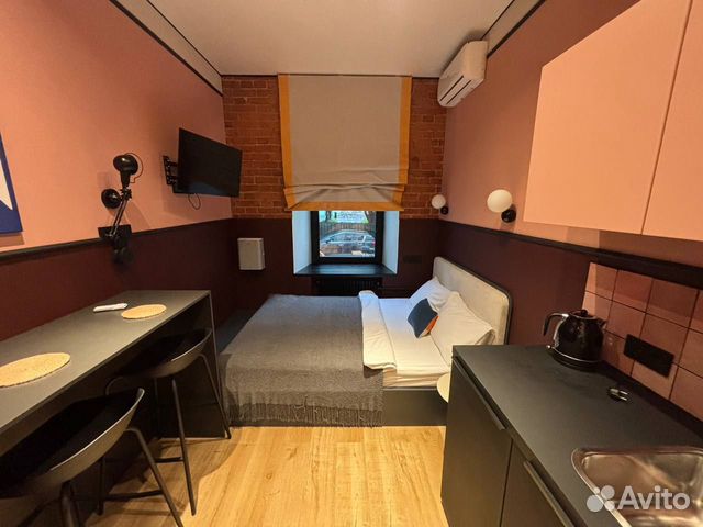 

Квартира-студия, 14,1 м², 1 кровать