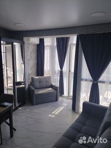 

Квартира-студия, 30 м², 2 кровати
