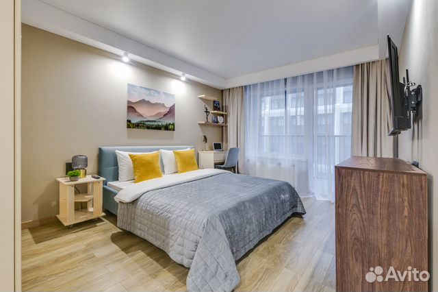 

Квартира-студия, 28 м², 1 кровать