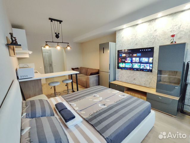 

Квартира-студия, 36 м², 2 кровати