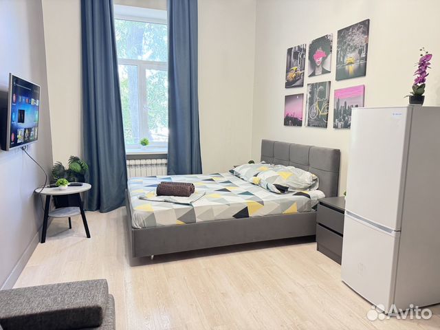 

Квартира-студия, 23 м², 2 кровати