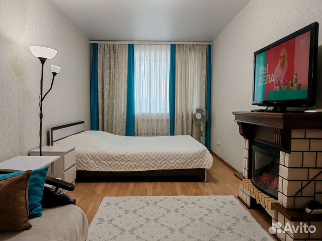 

1-к. квартира, 45 м², 3 кровати