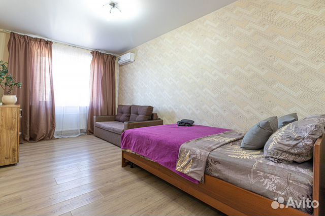 

1-к. квартира, 45 м², 2 кровати