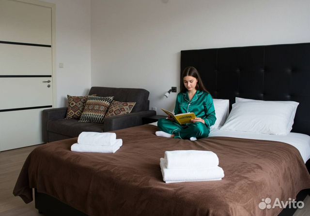 

Квартира-студия, 25 м², 2 кровати