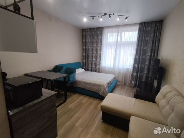 

Квартира-студия, 30 м², 2 кровати