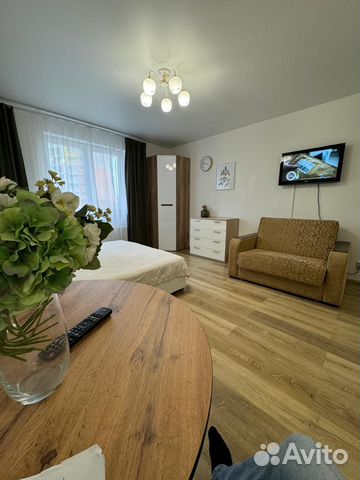 

Квартира-студия, 29 м², 2 кровати